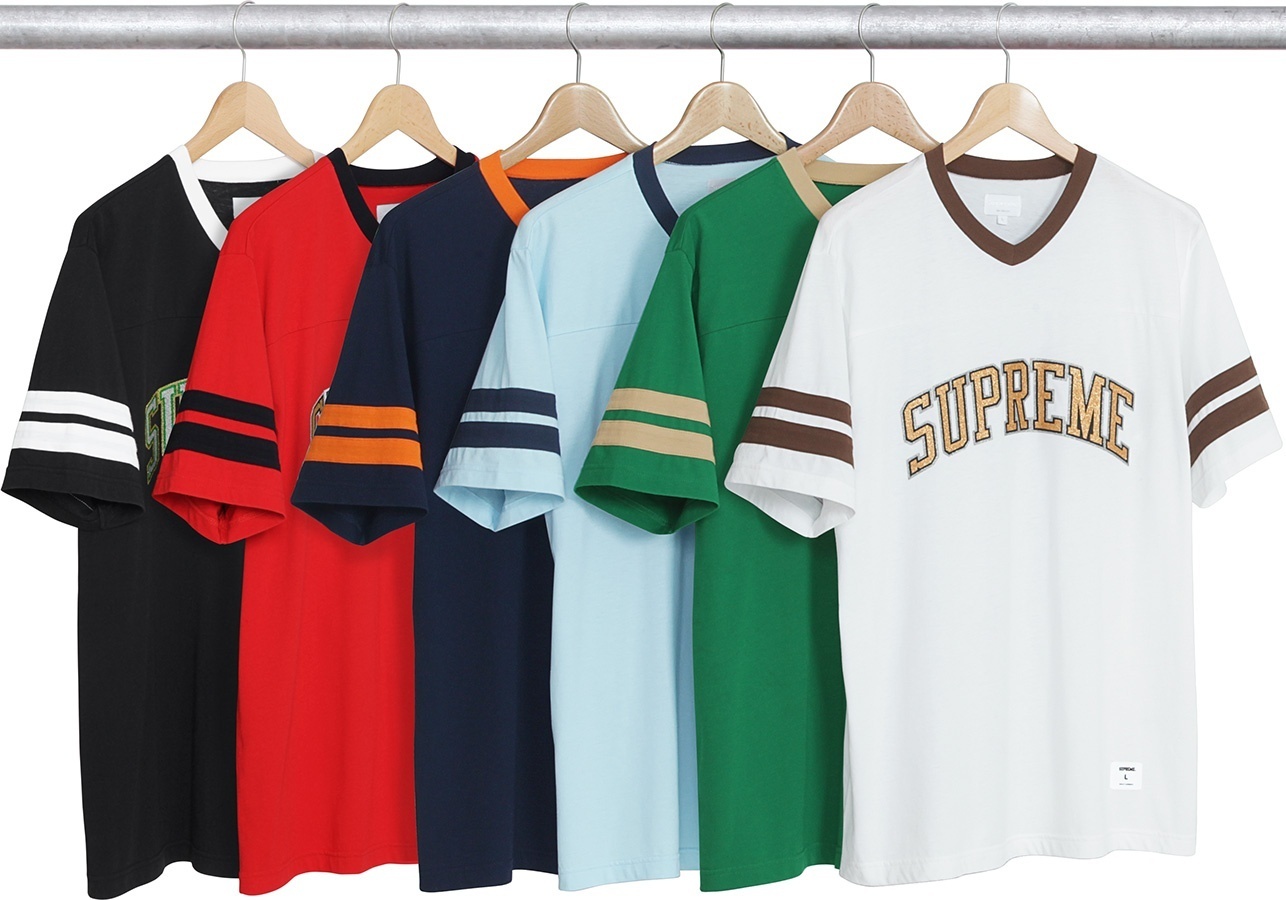 Glitter Arc Football Top